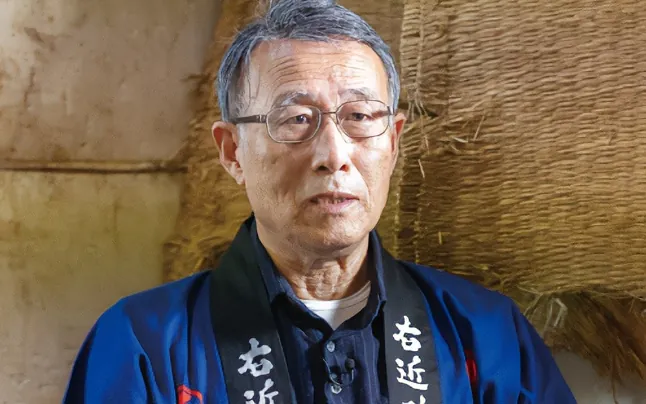 伝統を守り続けてきた右近 雅道さん