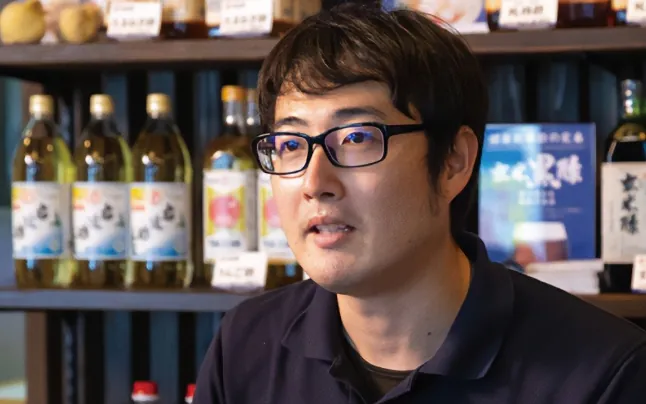 意欲的に新事業にも取り組む後継者の右近 諭志さん