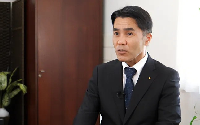 事務局長の貝谷 日出樹さん