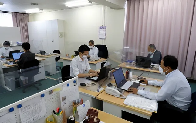 岐阜県事業承継・引継ぎ支援センターの様子