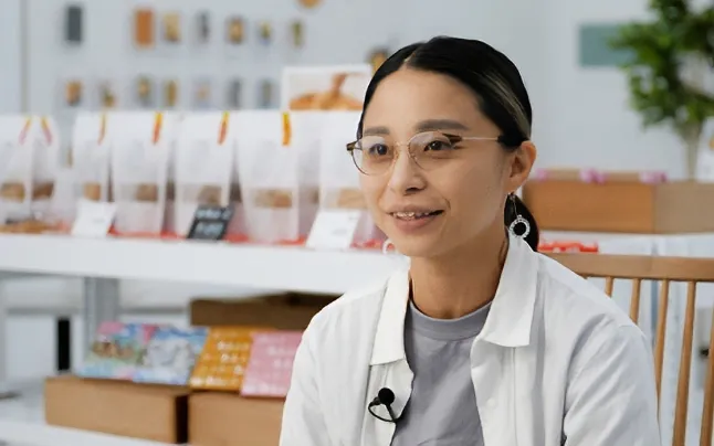 深山豆富店を引き継いだ ヒダカラ共同代表の舩坂 香菜子さん