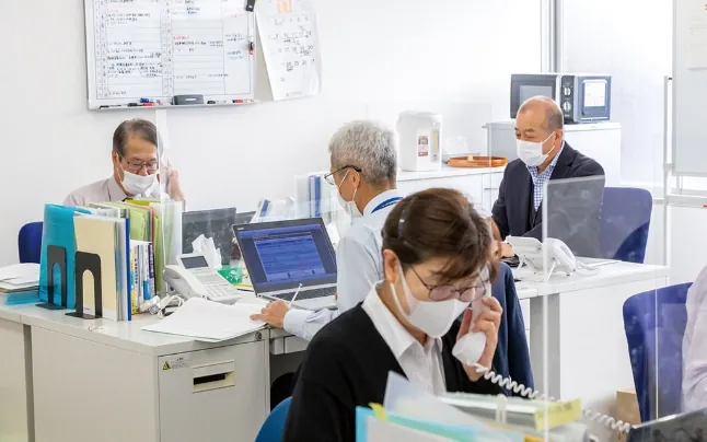 センターでは多くの相談を受け付けている